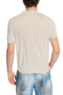 Tricou DSQUARED2, Wool Jersey Stitch, Navy Bej
