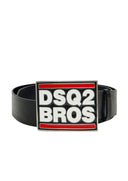 Curea  DSQUARED2, Plaque Leather Belt