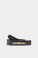 Curea  DSQUARED2, Metal Bar Belt, Negru