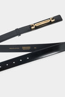 Curea  DSQUARED2, Metal Bar Belt, Negru