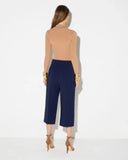 Body ELISABETTA FRANCHI, Knit bodysuit with openwork embroideries