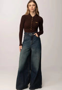 Bluza ELISABETTA FRANCHI, Micro-braided knit bodysuit, Maro