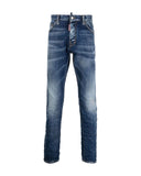 BLUGI DSQUARED2,Dark SS Fade Wash Cool Guy, Blue