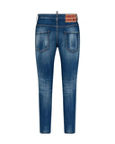 BLUGI DSQUARED2,Denim Skinny Jeans, Indigo Blue