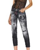 BLUGI DSQUARED2, JENNIFER CROPPED, Black