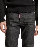 BLUGI DSQUARED2, Skater Fit, Logo, Negru