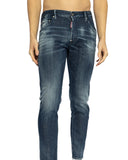 BLUGI DSQUARED2, Whiskering Effect, Skinny, Dark Blue