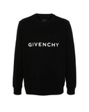 BLUZA GIVENCHY, White Logo, Negru