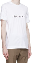 Tricou Givenchy, Reverse Logo, Alb