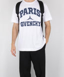 Tricou Givenchy, Logo Paris College, Alb