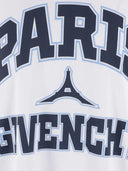 Tricou Givenchy, Logo Paris College, Alb
