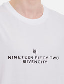 Tricou Givenchy, Front Logo Nineteen Fifty Two, Alb