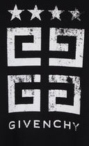Tricou Givenchy, Logo Brand Stars, Black