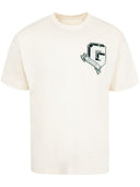 Tricou Givenchy, Black Logo Appliqué, White