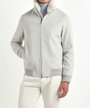 Jacheta PINI PARMA, collar bomber, Off White