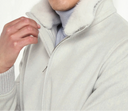 Jacheta PINI PARMA, collar bomber, Off White
