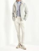 Jacheta PINI PARMA, collar bomber, Off White