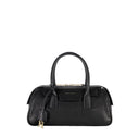 Geanta ELISABETTA FRANCHI, Small Boston bag in Nappa leather, Negru