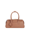 Geanta ELISABETTA FRANCHI, Small Boston bag in Nappa leather, Maro