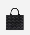 Geanta ELISABETTA FRANCHI, Bold Monogram small shopper Black