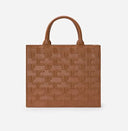 Geanta ELISABETTA FRANCHI, Bold Monogram small shopper Maro