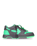 Sneakers OFF WHITE, Basket Out of Office, Green/Black