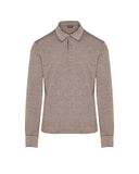 Bluza Zegna, Jersey Polo, Taupe Brown