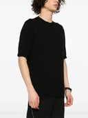 Tricou Zegna, Fine Knit, Cotton, Black
