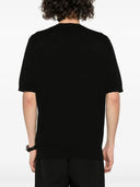 Tricou Zegna, Fine Knit, Cotton, Black