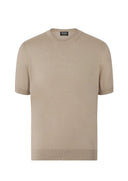 Tricou Zegna, Oasi cotton T-shirt, Beige