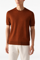 Tricou Zegna, Oasi cotton T-shirt, Brown