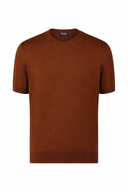Tricou Zegna, Oasi cotton T-shirt, Brown