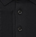 Tricou PAOLO PECORA,Black Cotton Polo Shirt