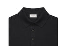 Tricou PAOLO PECORA,Black Cotton Polo Shirt