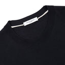 Tricou Paolo Pecora, Ribbed Collar, Knitted, Blue