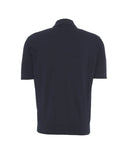 Tricou Paolo Pecora, Honeycomb Structure, Navy Blue