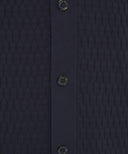 Tricou Paolo Pecora, Honeycomb Structure, Navy Blue