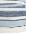 Tricou Paolo Pecora, Ribbed Collar, Knitted, Blue