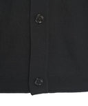 Tricou Paolo Pecora, Ribbed Collar, Knitted, Black