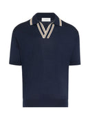 Tricou PAOLO PECORA, Loose Fit, Polo Shirt, Blue