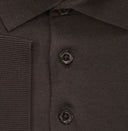 Tricou PAOLO PECORA, Dark Brown Cotton Polo Shirt