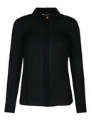 Camasa ELISABETTA FRANCHI, Georgette Design, Black
