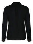 Camasa ELISABETTA FRANCHI, Georgette Design, Black