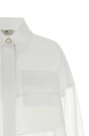 Camasa ELISABETTA FRANCHI, Organza shirt,  oversized fit