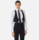 Camasa ELISABETTA FRANCHI, Cotton shirt with tie and waistcoat