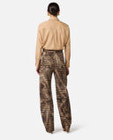 Camasa ELISABETTA FRANCHI, Cotton shirt with tie, Regular fit