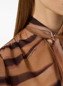 Camasa ELISABETTA FRANCHI, tie-neck shirt
