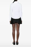 Camasa ELISABETTA FRANCHI, Cotton shirt with bow, Alb 2