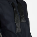 Camasa ELISABETTA FRANCHI, Cotton shirt with bow tie, Negru 4