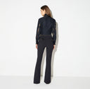 Camasa ELISABETTA FRANCHI, Cotton shirt with bow tie, Negru 5